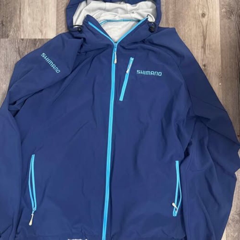 Shimano light blue jacket men’s size xl